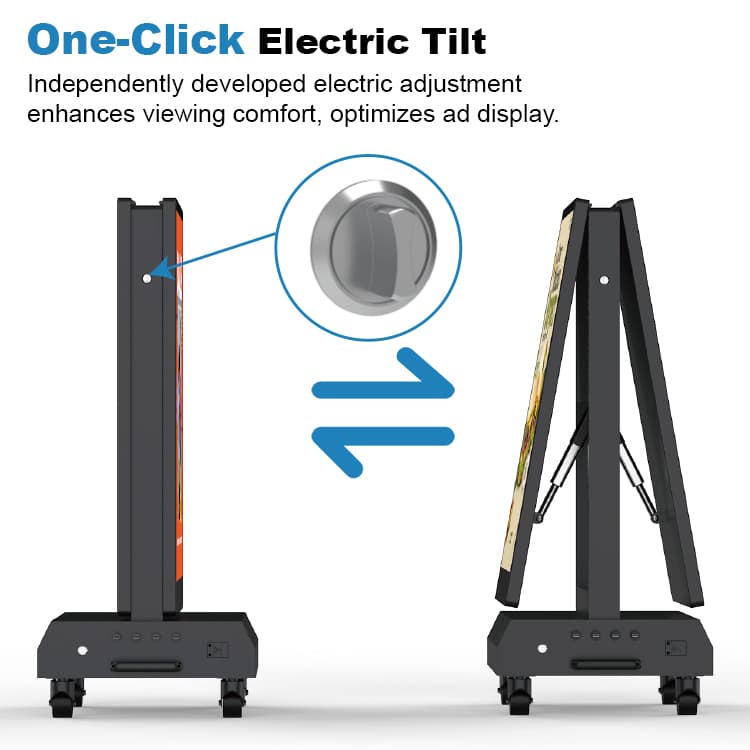 Electric tilt adjustment on VISTA